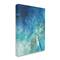 Stupell Industries Tropical Ocean Reef Paddle Board Male Surfer Blue Canvas Wall Art